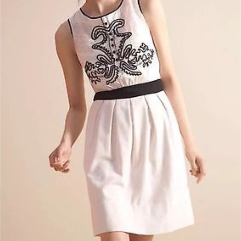 Anthropologie Leifnotes embroidered dress